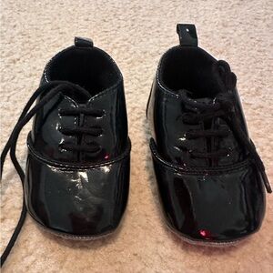 Elegant Black Kids Dress Shoes